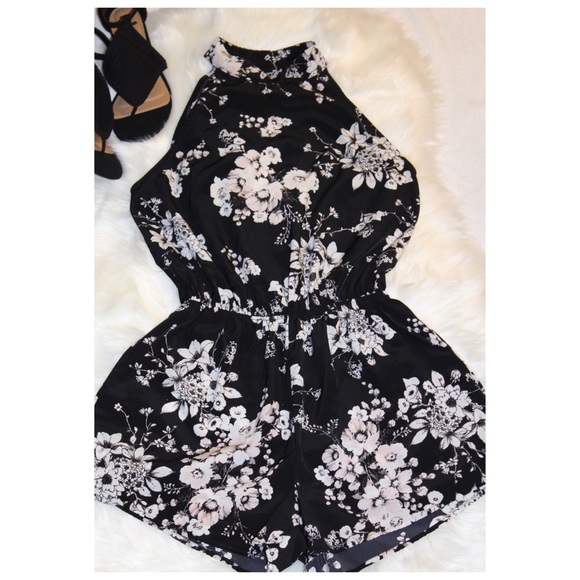 Other - Black & White Romper